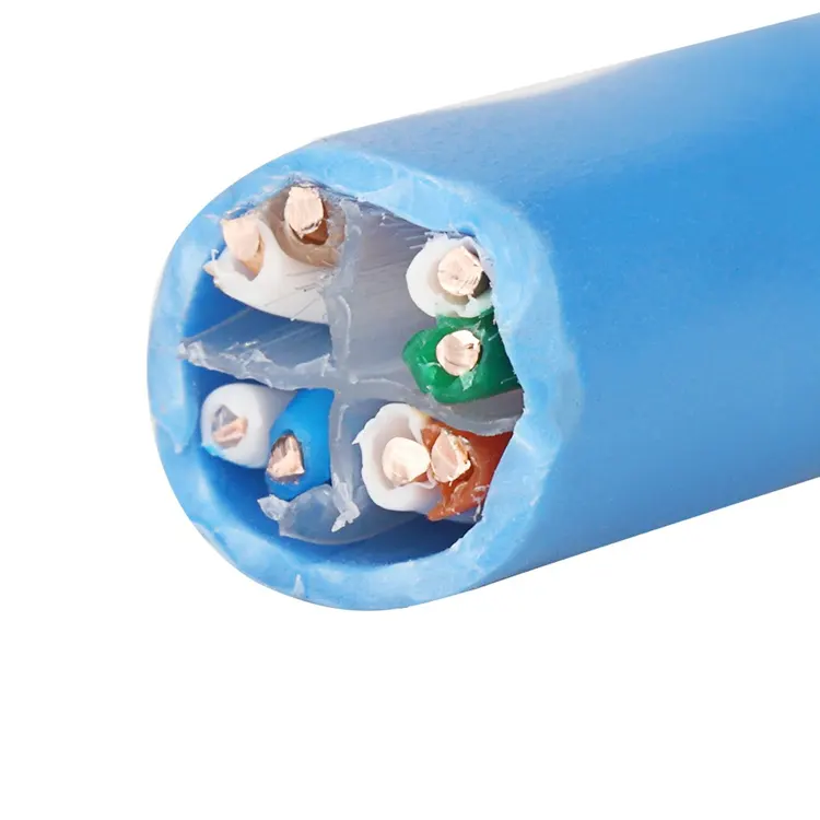 Cat6 UTP 23AWG 0,57mm Twisted Pair BC-Ethernet-Netzwerk kabel für den Innenbereich RJ45 Cat 6 UTP-Kupfer-LAN-Kabel 305M Kommunikation kabel