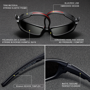 NINESUN Vente à Chaud <span class=keywords><strong>2024</strong></span> Lunettes de Soleil Polarisées Hommes Cyclisme Lunettes de Conduite Vision Nocturne Anti-Glare Sports Bicycle Eyewear <span class=keywords><strong>LE</strong></span>-768 - Product Image 4