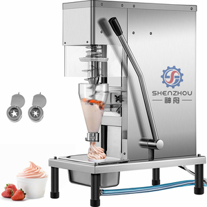 Máquina automática de helados de frutas de 220V, máquina mezcladora de helados <span class=keywords><strong>mcflurry</strong></span>, yogur, frutas reales, máquina mezcladora de helados de Shenzhou - Product Image 6