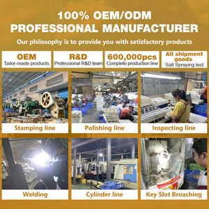 Nhà máy cung cấp OEM mở khóa thép không gỉ 3 Đòn bẩy khóa thương mại & khách sạn sử dụng xi lanh khóa cửa - Product Image 6