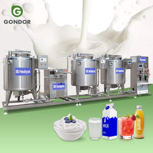 Equipo de Producción Láctea para Granjas, Planta de Fabricación de Leche de 100l 500l, Unidad de Procesamiento de Leche, Máquina para Hacer Yogur, Línea de Producción de Yogur - Product Image 1