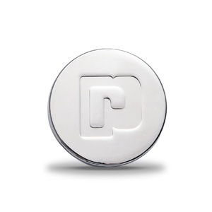 Silver Plated Custom Debossed Logo Dual Side High Quality Cosmetic <b>Compact</b> <b>Mirror</b> - Product Image 6