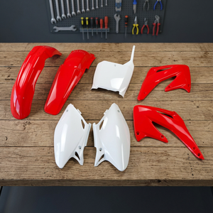Kit di plastica OEM per Honda CRF 450R 2002-2003 tra cui gomma e metallo tipo di luce - Product Image 2
