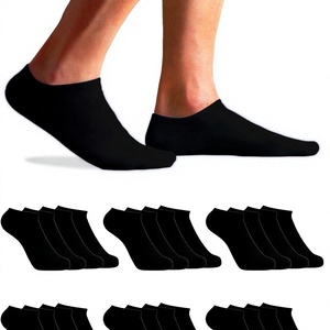Mens No Show <b>Socks</b> Breathable Knitted Cotton Blend <b>Low</b> <b>Cut</b> Athletic Casual <b>Socks</b> Soft Stretch Lightweight Daily Sport Wear Style - Product Image 2