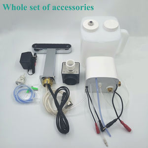 <span class=keywords><strong>Distributeur</strong></span> de savon mural à capteur commercial, mélangeur d'<span class=keywords><strong>eau</strong></span> chaude et <span class=keywords><strong>froide</strong></span> chromé, trou unique, capacité de 3000 ml pour salle de sport, chambre à coucher - Product Image 5