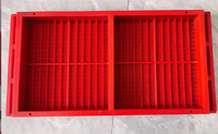 Maille de tamis en polyuréthane pour plaque de tamis vibrant et panneau de tamis de déshydratation, découpe personnalisée de produits en caoutchouc