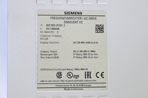 Controlador Lógico Programable (PLC) Original Nuevo de Fábrica, Frecuencia VC Original 6SE70222FC61Z Z= K11 L20 EStand C, Automatización Industrial - Product Image 6