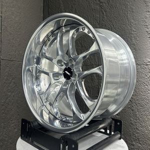 Jantes Roc Custom Deep Lip Polished Minerva 18 19 pouces 2 pièces 5x114.3 pour <span class=keywords><strong>Nissan</strong></span> <span class=keywords><strong>Skyline</strong></span> <span class=keywords><strong>Toyota</strong></span> <span class=keywords><strong>Supra</strong></span> Chaser Lexus IS GS - Product Image 3