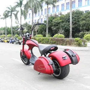 Electric motorcycles Fat Tire Electric Scooter Chopper Citycoco 2000w 60v 20ah battery 2 big wheel off road electric scooter