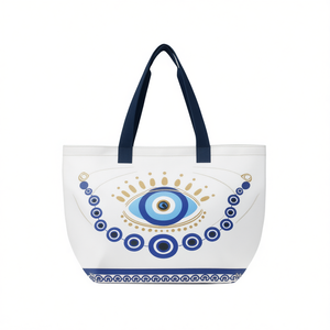 Borsa da spiaggia impermeabile in PVC con stampa digitale 61x38x25cm con tracolla per donna, uso estivo - Product Image 3