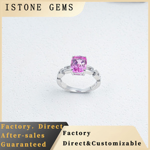 Anillo de Plata de Ley S925 con Zafiro Padparadscha - Product Image 5