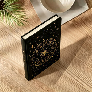 Journal d'<span class=keywords><strong>horoscope</strong></span> à couverture rigide, carnet personnalisé avec motif étoile à huit branches et lune - Product Image 4