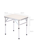 Table de Camping en plein air Portable moderne légère en aluminium pliante pique-nique salle de sport bureau à manger pour activités extérieures matériau métallique