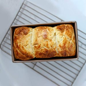 Low MOQ Food Grade Square Nonstick Carbon Steel Pullman Loaf Pan Toast <b>Bread</b> <b>Tin</b> Eco-Friendly Gold Oven Safe - Product Image 4