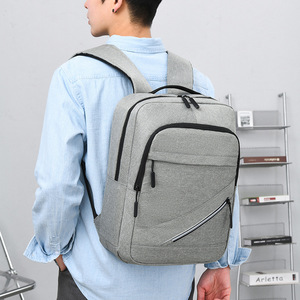 Men's Large Capacity Multifunctional USB Laptop Bag Business Travel Waterproof Oxford Polyester Cross-Border New Design - Product Image 1