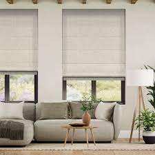 100% pemadaman ukuran disesuaikan tirai Roma rol tirai warna murni perawatan jendela Horizontal - Product Image 4