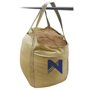 फ़ैक्टरी 100% वर्जिन पॉलीप्रोपाइलीन बड़ा बैग 100 किग्रा थोक बैग लचीला फ़ाइब जंबो बैग