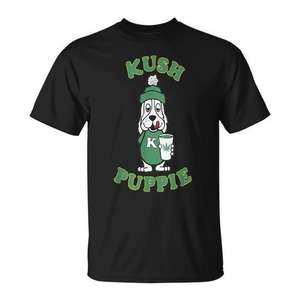 Camiseta Kush Puppie para Adultos, Unisex, Manga Corta, Cuello Redondo, Impresión Serigráfica, Ropa Promocional - Product Image 1