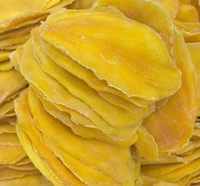Zuidoost-Aziatische gedroogde mango, zacht, kleverig, zoet en met originele smaak, suikervrij, zonder toevoegingen, lekker gedroogd fruit.