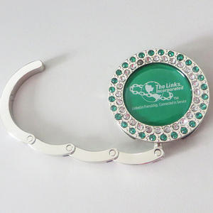 कस्टम रचनात्मक तालिका शीर्ष तह पर्स हुक हैंडबैग धारक सामान धातु बैग हैंगर - Product Image 4