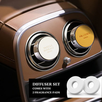 Diffuseur de parfum pour voiture personnalisé avec logo, clip de ventilation solide, désodorisant automobile sur mesure