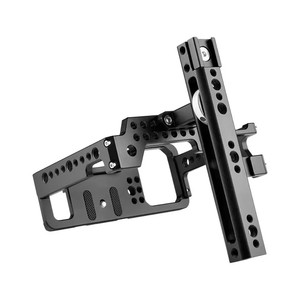 Cage pour appareil photo YELANGU C18-A pour <span class=keywords><strong>Panasonic</strong></span> S1 <span class=keywords><strong>S1H</strong></span> S1R, en alliage d'aluminium, avec trous de fixation 1/4" et 3/8" - Product Image 2