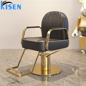 Fauteuil pivotant élévateur Kisen pour salon de beauté, mobilier de salon moderne, style luxueux, chaise de barbier, chaises de coiffure design - Product Image 4