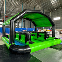 Nouvelles barres flottantes gonflables pour piscine, plateforme de loisirs pour fête dans la cour, bar gonflable pour piscine avec sièges