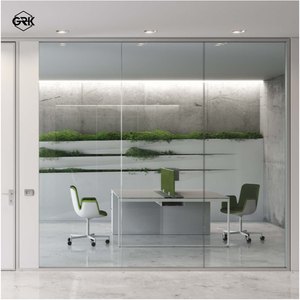 Cloisons de bureau en aluminium de 93 mm à design quadrillé, avec un design moderne, une construction durable, une absorption acoustique et une installation facile - Product Image 2