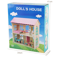 COMMIKI Mini articles mignons, mini maison de poupée, jeu de rôle pour bébé, maison de poupée pour fille, puzzle DIY, maison de poupée