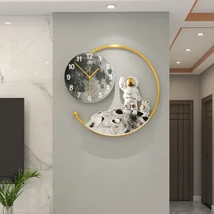 Новый дизайн, 3D металлические настенные часы, креативные домашние современные настенные часы для продажи