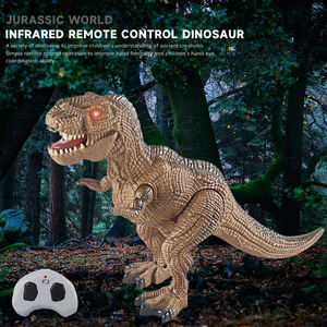 Jouets dinosaures T-Rex infrarouges télécommandés avec démonstration automatique, bouche qui s'ouvre et se ferme, yeux lumineux, sons réalistes, marche réaliste, cadeau pour enfants - Product Image 2