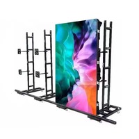 Intérieur/extérieur 500x500mm P3.9 P4.8 4K HD étanche mur vidéo LED de location écran LED géant pour la publicité SDK