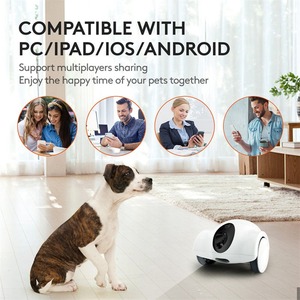 Nuovo Distributore Automatico di Cibo Interattivo per Cani e Gatti con Telecamera Robotica, Connessione Wi-Fi e Funzione Compagno per Animali Domestici - Product Image 3