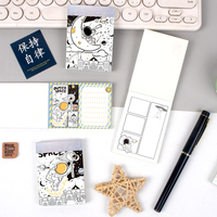 Cuaderno de Bolsillo Mini BIG ROLE BT5962 con Diseño de Astronauta Espacial de Dibujos Animados, Encuadernado con Pegamento, Páginas Interiores Rayadas, Portátil, al por Mayor