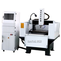 Haute précision Mini CNC 4040 6060 6090 bureau graveur fraiseuse contrôle Syntec Richauto pour métal aluminium cuivre laiton