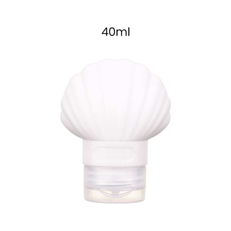 ขวดซิลิโคนเติมได้40มล. สีขาว