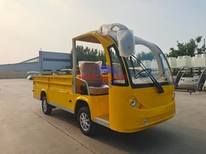 Autobús Turístico Eléctrico de Alto Rendimiento con Energía Solar, Abierto, de 16 Plazas, para Resort, con Certificación CE - Product Image 2