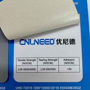 Bâche occultante imperméable en rouleau de tissu enduit de PVC gaufré 3D résistant aux UV <span class=keywords><strong>pour</strong></span> tentes d'extérieur rideaux d'auvents - Product Image 4