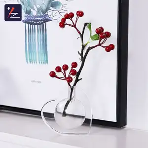 Vaso de flores K9 de cristal barato para decoração de mesa e presente de negócios