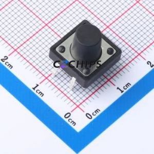 KH-12X12X10H-TJ Tactile Switch Through hole Component (THT),12x12mm Switch 12mm 12mm 10mm - Product Image 1