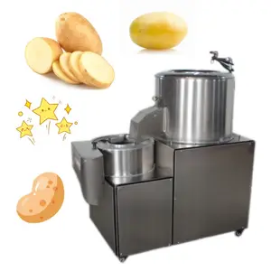 convenient economic price commercial small potato peeler shred machine emery potato peeling machine carrot potato