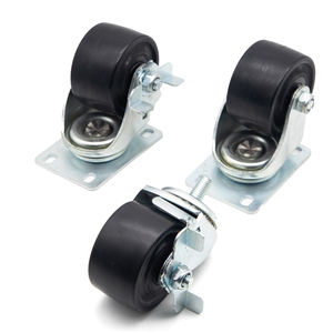 Forneça os rodízios industriais resistentes 75mm-200mm Rodas de poliuretano de 6/8 polegadas Borracha termoplástica 100mm 125mm <span class=keywords><strong>150mm</strong></span> Rodízios - Product Image 3