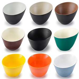 Tazón Inclinado de Melamina de 120 ml, Color Sólido, para Uso en Hoteles, Restaurantes y Fiestas - Product Image 1