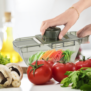 Trancheuse de nourriture cuisine coupe-légumes polyvalent détachable manuel réglable Mandoline légumes <span class=keywords><strong>Julienne</strong></span> trancheuse hachoir à salade - Product Image 6