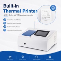 Espectrofotómetro UV-VIS Serie N2-N4, Espectrofotómetro UV-VIS de Laboratorio, Pantalla Táctil de 7 Pulgadas, Impresora Térmica Integrada, USB
