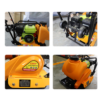 Petit compacteur à plaques mobile à moteur essence C90T, compacteur vibratoire diesel pour asphalte