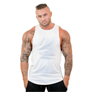 Camisetas sin mangas para hombre, transpirables, para gimnasio, entrenamiento muscular, estilo stringer, espalda en Y, con patrón, al por mayor, marca privada - Product Image 1