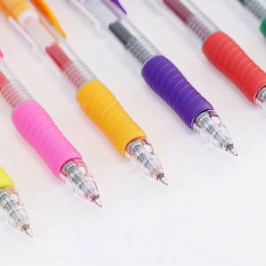 Customizable Gel <b>Pen</b> with Blue Red Purple Green Body <b>Colors</b> Durable Plastic Material 0.5mm and 0.7mm Sizes - Product Image 5