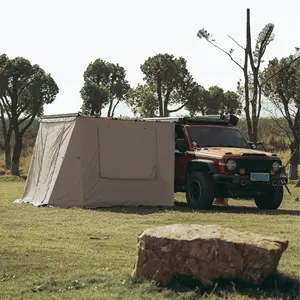 Yescampro 2m x 3m tente çatı üst çadır kamp römorku 4wd 4x 4 kamp araba çadırı raf dışarı çekin çadır
